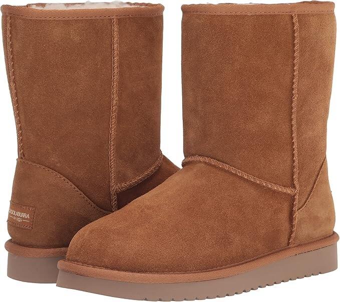 Koolaburra By UGG 1017090 Koola US 9 Short Fashion Women's Boots - Chestnut