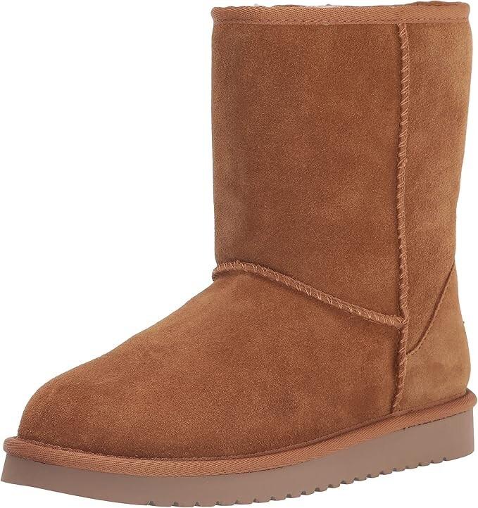 Koolaburra By UGG 1017090 Koola US 9 Short Fashion Women's Boots - Chestnut