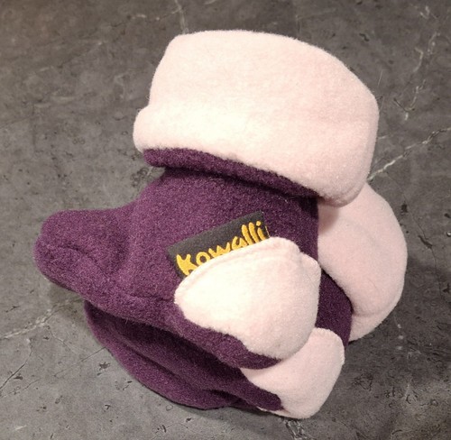 Kowalli Infant SnuggleBoots Iced Plumb Purple W/ Pink Size 0-6 Months Polyester
