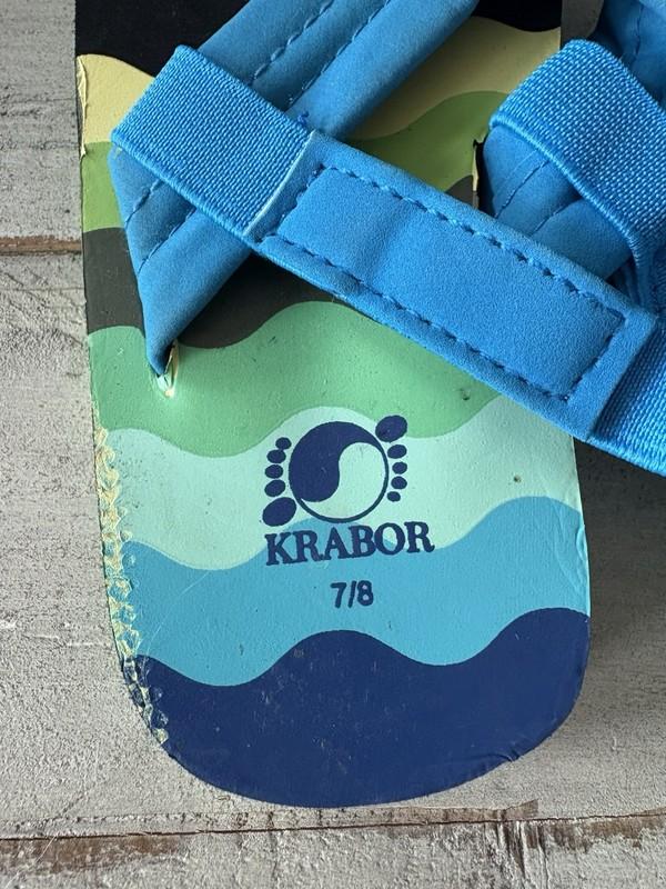 KRABOR Youth Boys Sandals For 7/8 With Straps To Secure