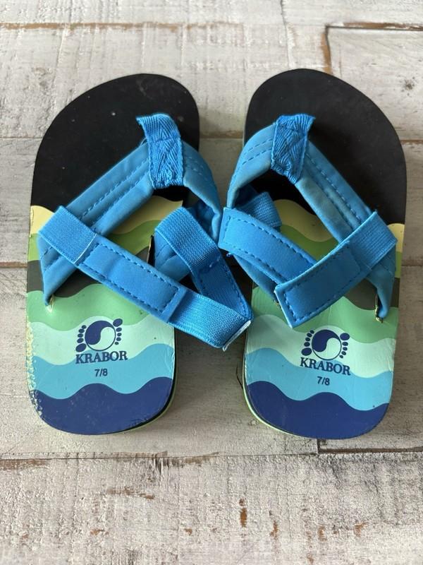 KRABOR Youth Boys Sandals For 7/8 With Straps To Secure