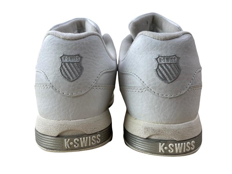 KSWISS K-SWISS Kids THACKERY White Platinum Sneakers Size 3.5