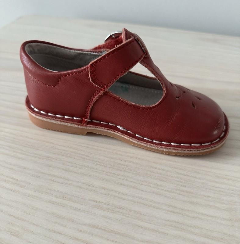 L'Amour Joy Classic Toddler Girl Red Mary Jane Shoes Size 7