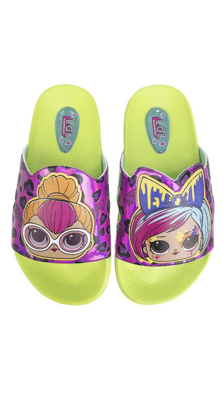 L.O.L. Surprise Girls Size 5-6 Beach Sport Slide Sandals New With Tags