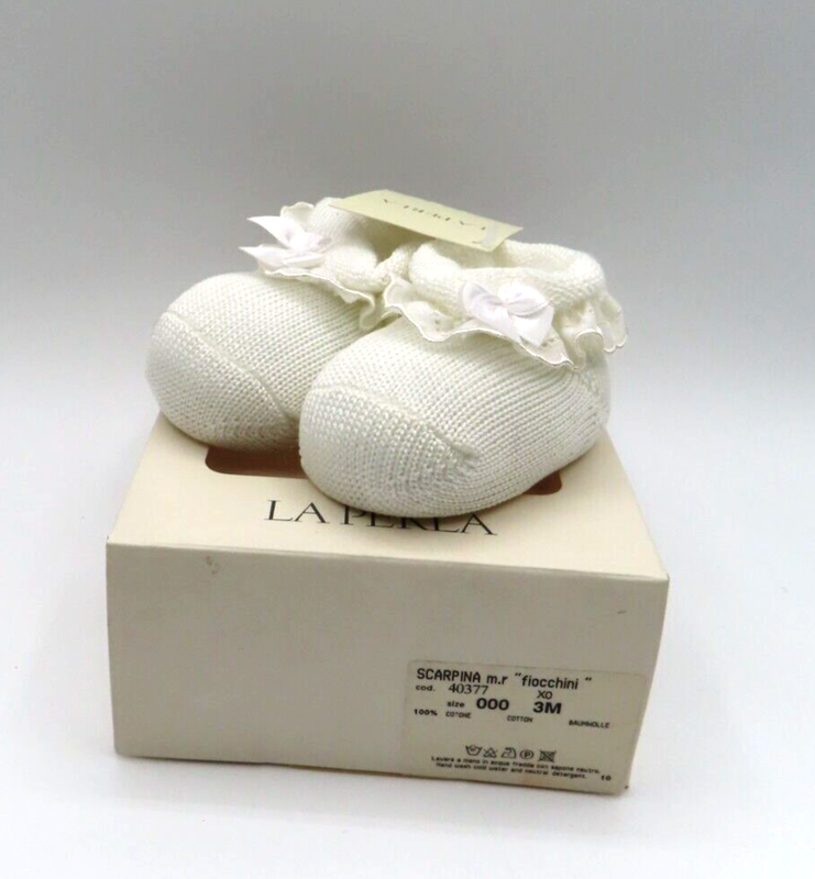 La Perla Scarpina M.R Fiocchini Cod. 40377 US Size 3 Month