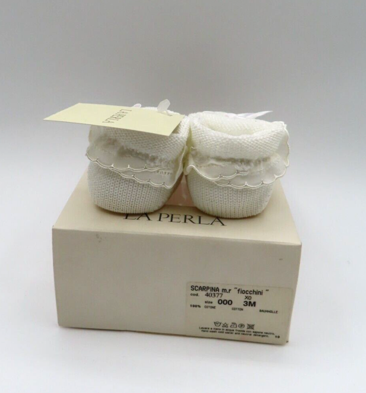 La Perla Scarpina M.R Fiocchini Cod. 40377 US Size 3 Month