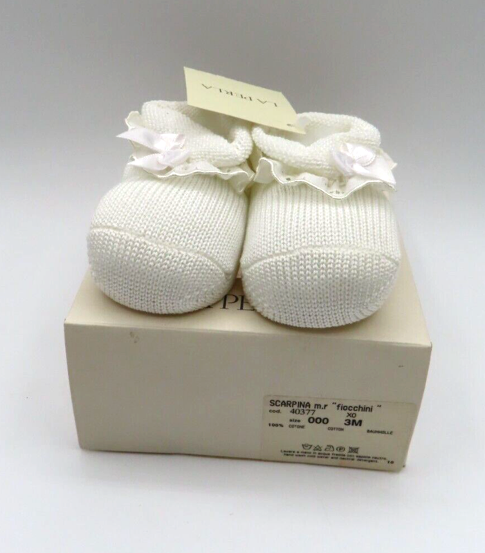 La Perla Scarpina M.R Fiocchini Cod. 40377 US Size 3 Month