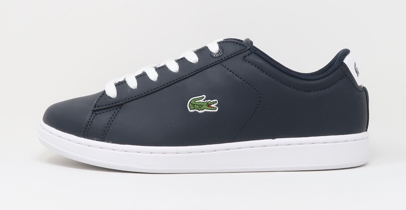 Lacoste Big Kids Carnaby Evo 0722 Shoes Sneakers 7-43SUJ0004092 - Navy/White