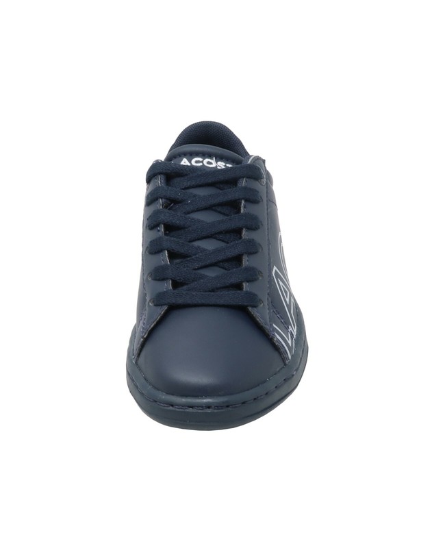 Lacoste Carnaby Evo 219 Kids' Shoes 7-37SUC0004092 - Navy Blue/White