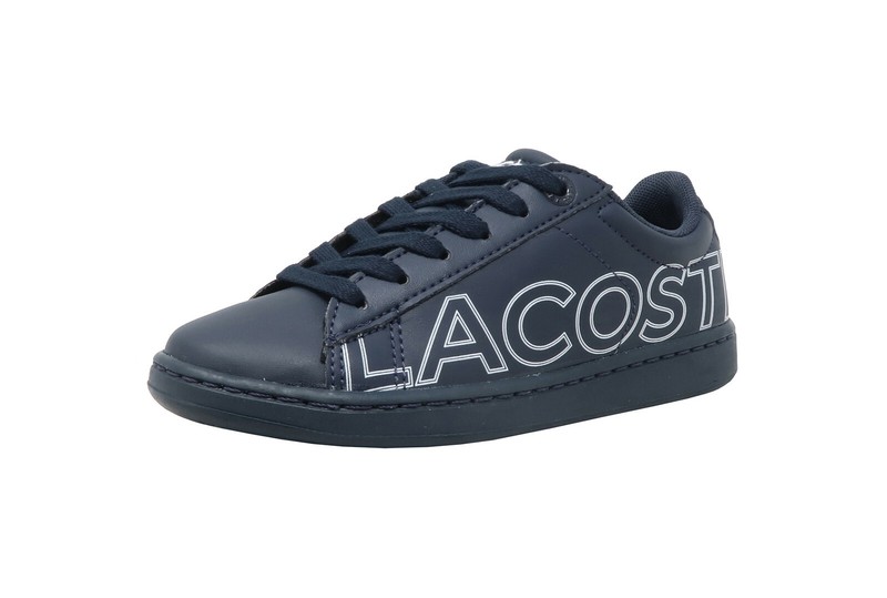 Lacoste Carnaby Evo 219 Kids' Shoes 7-37SUC0004092 - Navy Blue/White