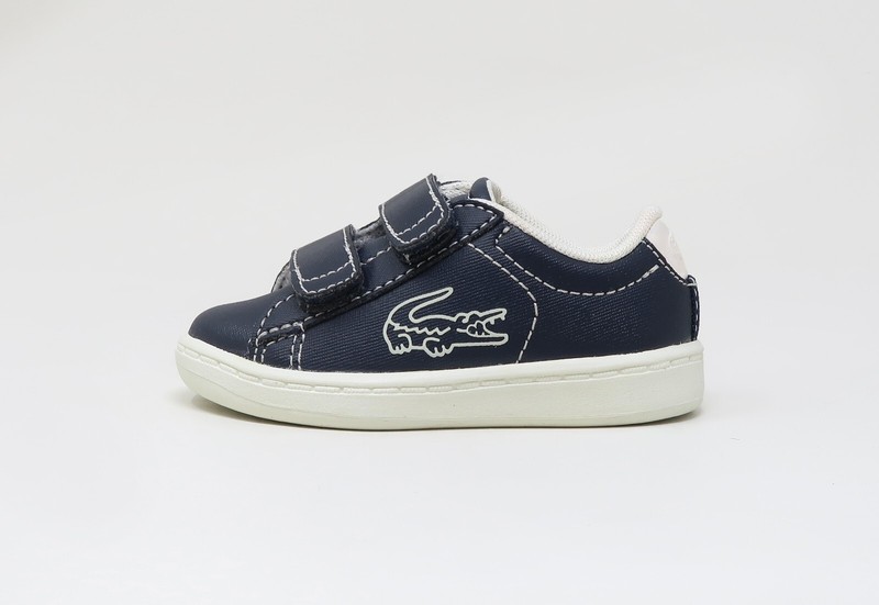 Lacoste Carnaby Evo 220 Toddler Shoes Sneakers 7-39SUI0003J18 - Navy/White