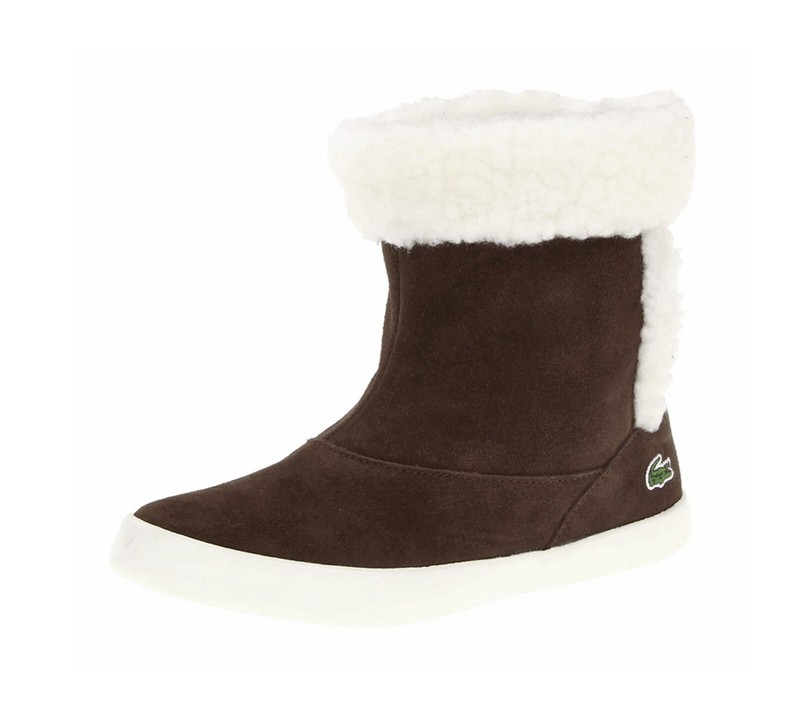 Lacoste Little Kids Trentham CWK Boot 7-24SPC12071W7 - Dark Brown/Off White