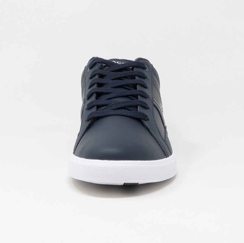 Lacoste Men's Europa LCR Synthetic Leather Shoes 7-32SPM24098F7 - Navy/White
