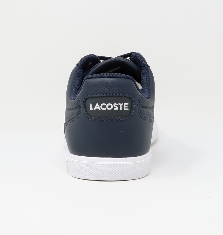 Lacoste Men's Europa LCR Synthetic Leather Shoes 7-32SPM24098F7 - Navy/White