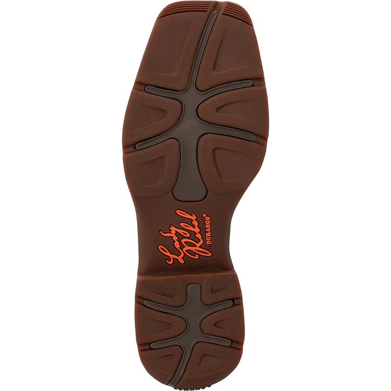 Lady Rebel™ By Durango® Women's Dusty Brown & Sky Blue Western Boot