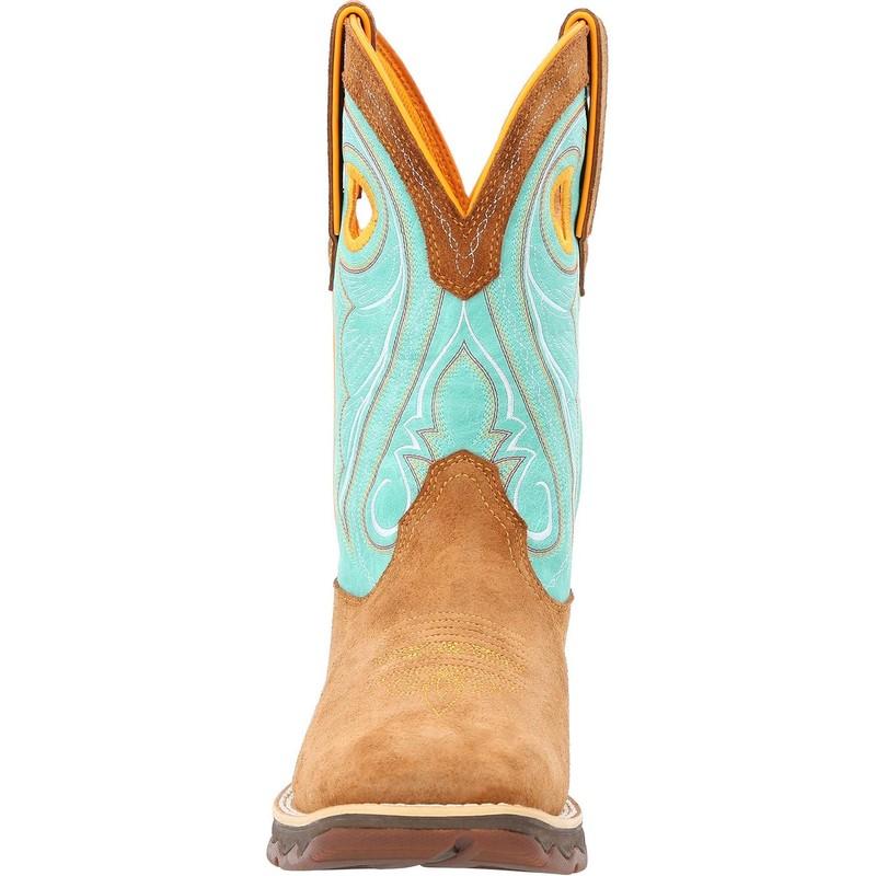 Lady Rebel™ By Durango® Women's Dusty Brown & Sky Blue Western Boot