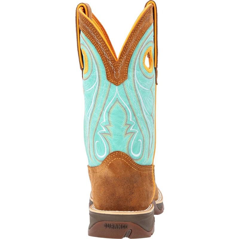 Lady Rebel™ By Durango® Women's Dusty Brown & Sky Blue Western Boot