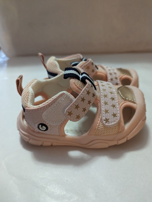 Lalazhu Infant 9-11 Months (19) Pink Closed Toe Sandals New