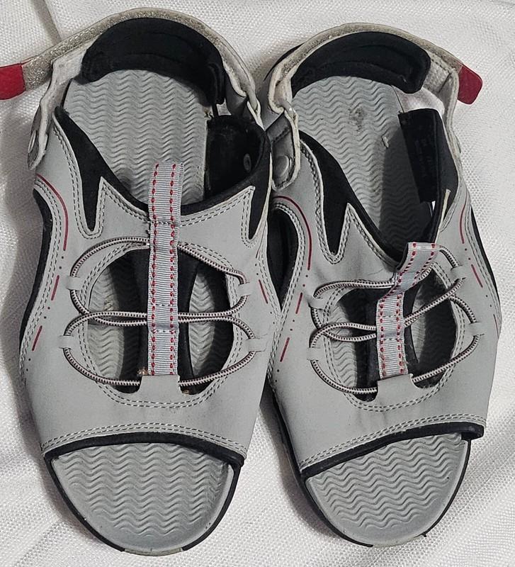 Lands End Hydro Quest Gray Slingback Sandals Kids Toddler Size 3M