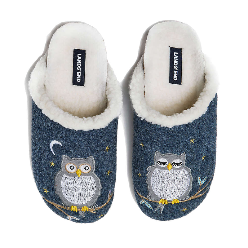 Lands' End - Women's Sherpa Lined Clog House Slippers Hot