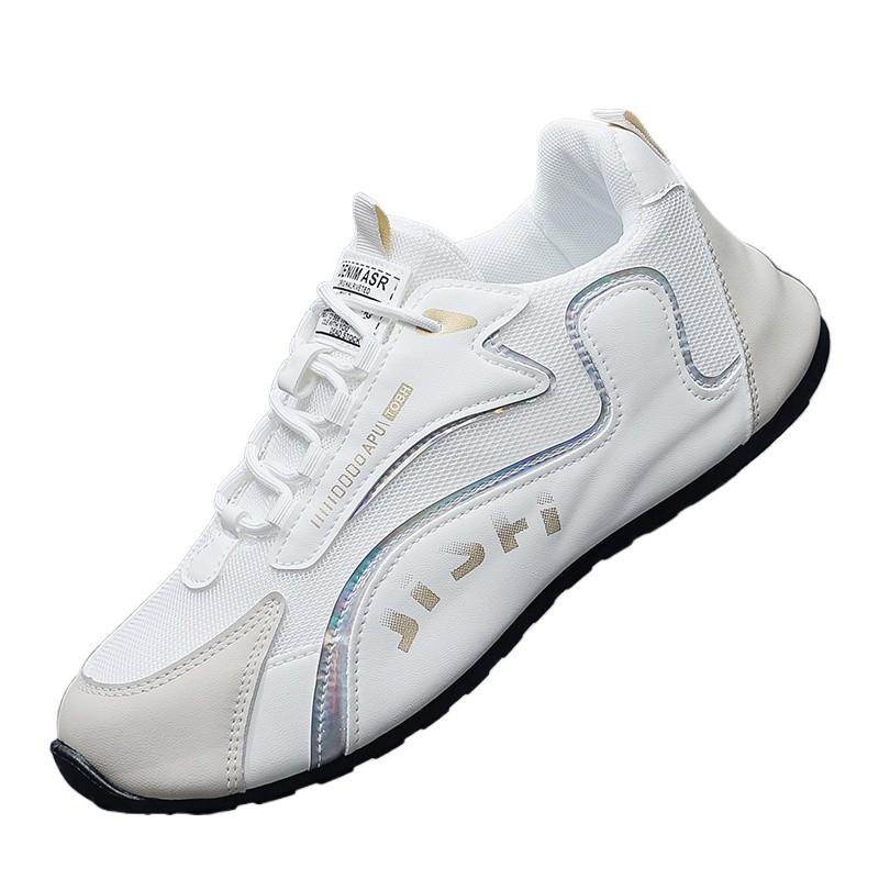 Large Size Men's Sports Casual Shoes Waterproof Anti Slip Leather Travel Sneaker