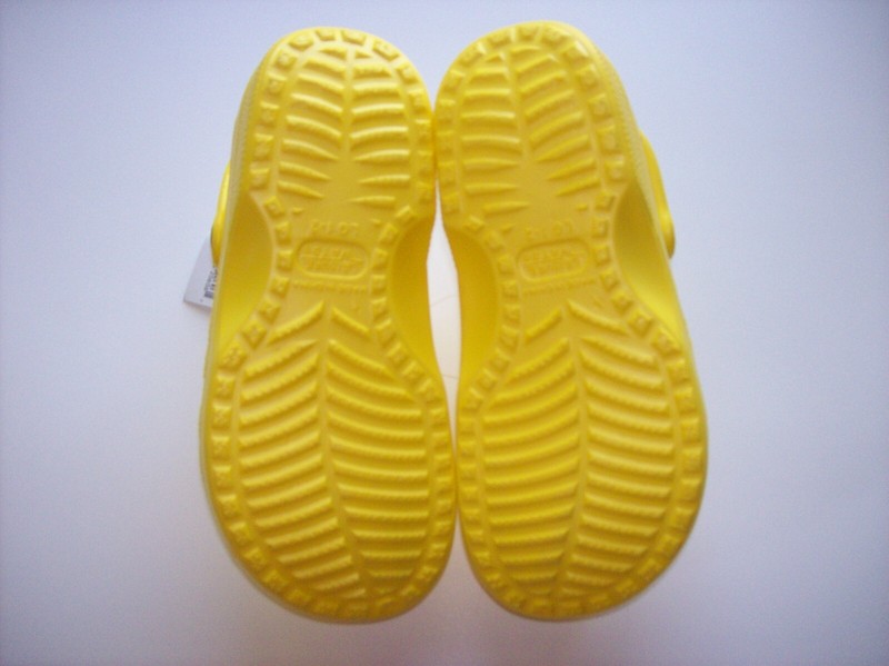 Leisure Ways Clogs Eva Molded Girls Shoes Sandals LG 1-2 Yellow New