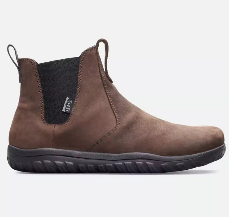 Lems Chelsea Boot Waterproof Espresso Men Size 11.5/Women 13 402-070M Brand New