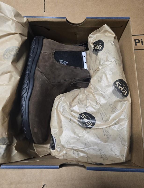 Lems Chelsea Boot Waterproof Espresso Men Size 11.5/Women 13 402-070M Brand New