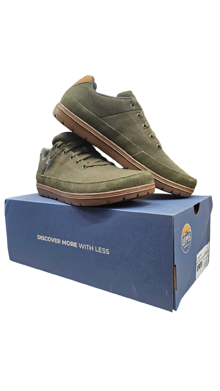 LEMS Chillum Spruce (Green) Wide Toe CORK FOOTBED MEN SIZE DESRCRIBED BUT UNISEX