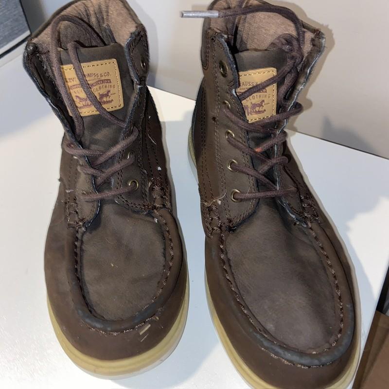 Levi Strauss Kids Boots Brown Size 4 539314F17-01B