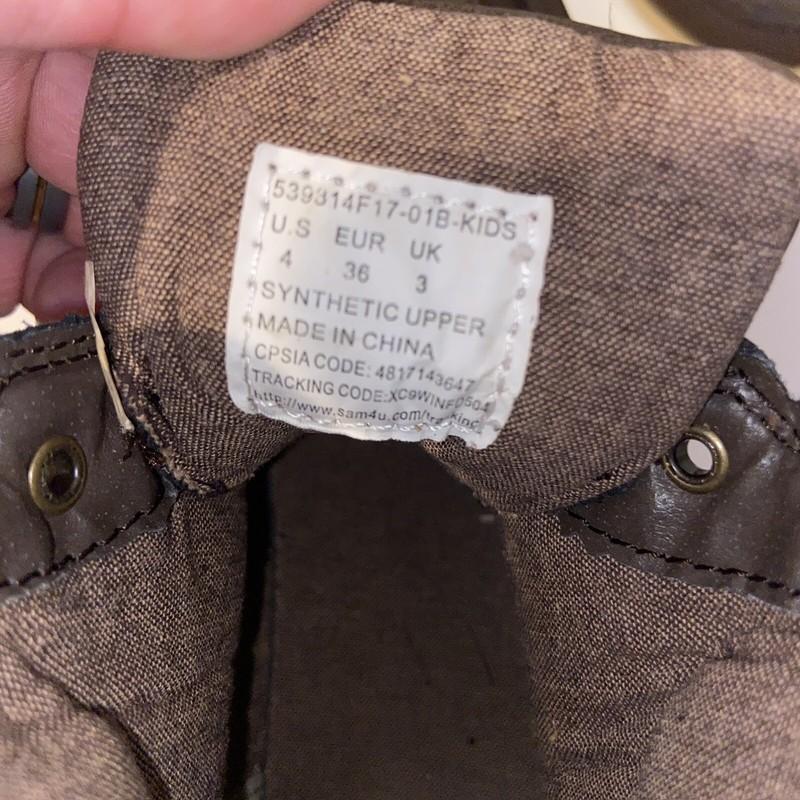 Levi Strauss Kids Boots Brown Size 4 539314F17-01B