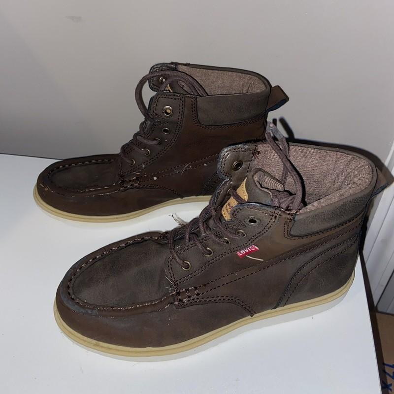 Levi Strauss Kids Boots Brown Size 4 539314F17-01B