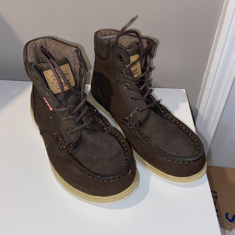 Levi Strauss Kids Boots Brown Size 4 539314F17-01B