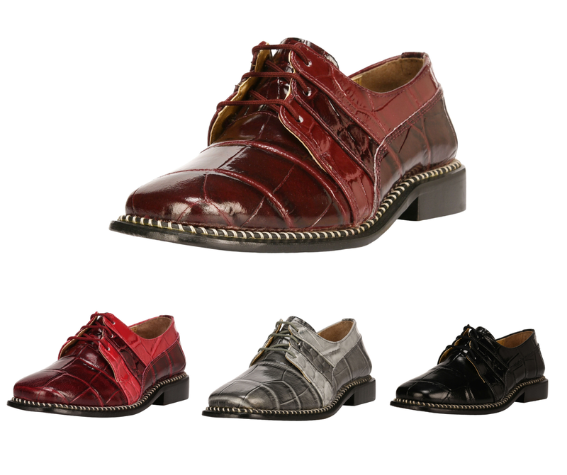 LIBERTYZENO Genuine Leather Lace Up Toddler Kids and Boys Shoes for Easter