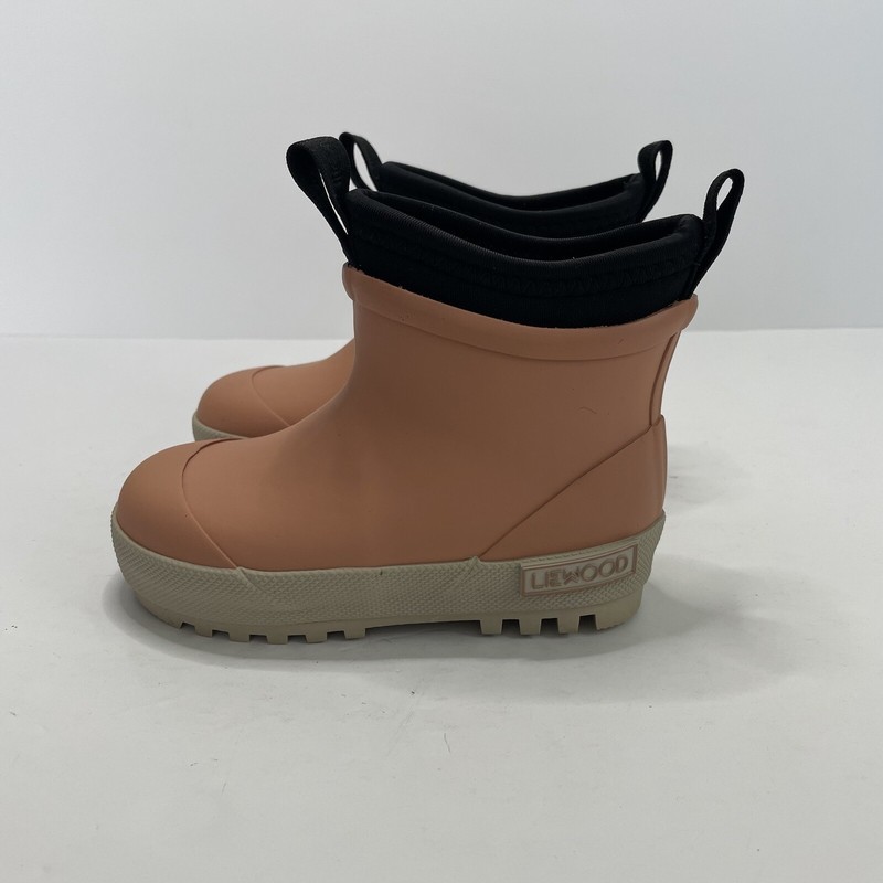 Liewood Rain Boot Girls 8.5/12.5 Pink/Sandy Ruby Waterproof Slip Resistant