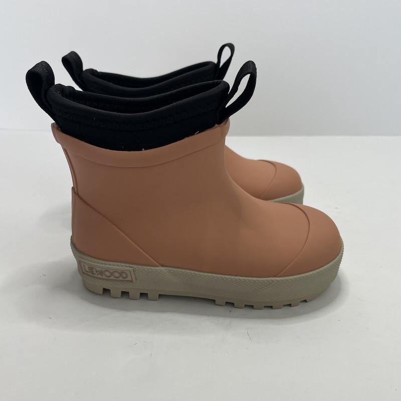 Liewood Rain Boot Girls 8.5/12.5 Pink/Sandy Ruby Waterproof Slip Resistant