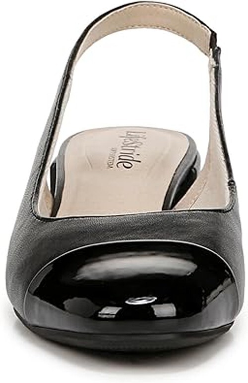 LifeStride Womens Becoming Toe Cap Slingback Heels Shoes Sizes 7 8 8.5 2217-19