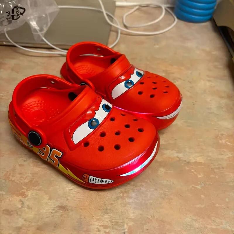 Lightning Mcqueen Shoes Led Lighted Car Kids Shoes Animation Children