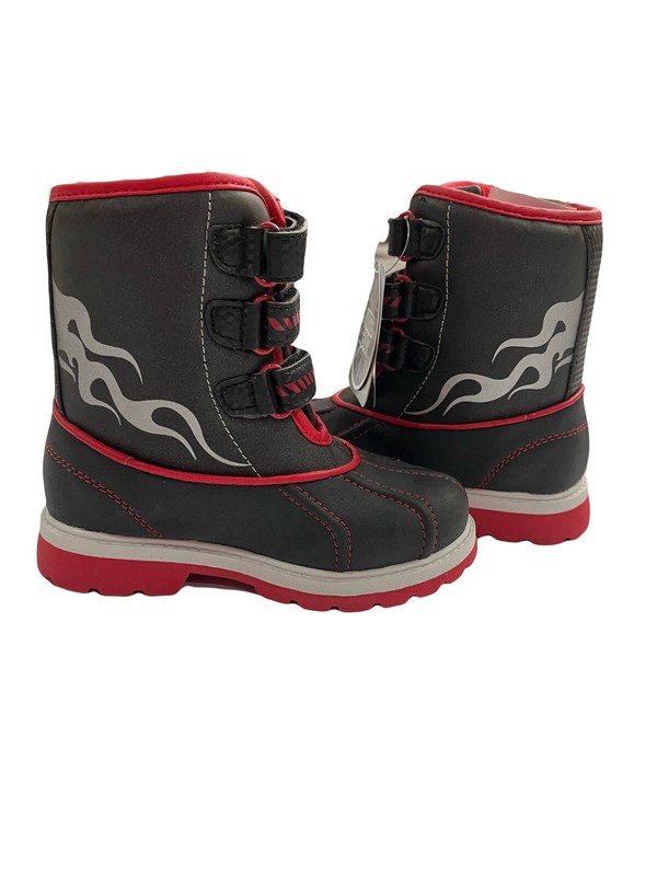 Lightning McQueen Winter Snow Disney Cars Boys Boots Size 10 New With Tags