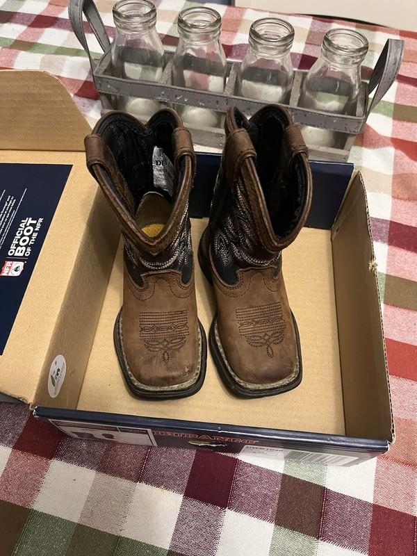 Lil Rebel By Durango DWBT048 Baby/Toddler Size 6.5M Western Boots