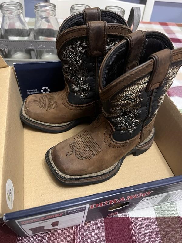 Lil Rebel By Durango DWBT048 Baby/Toddler Size 6.5M Western Boots