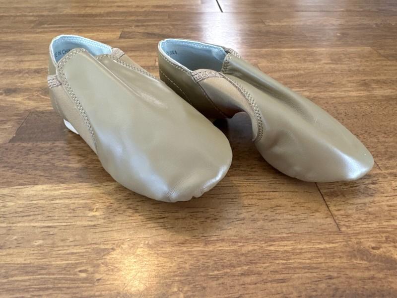 Linodes Leather Jazz Shoe Slip On For Girls And Boys Little Kid Size 11