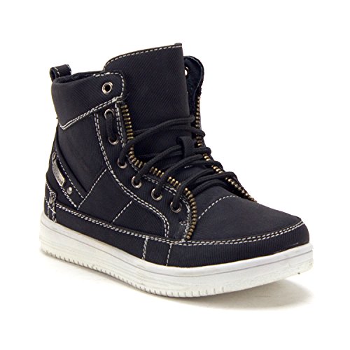 Little Boys Toddler High Top Chukka Boots Round Toe Casual School Sneakers Shoes