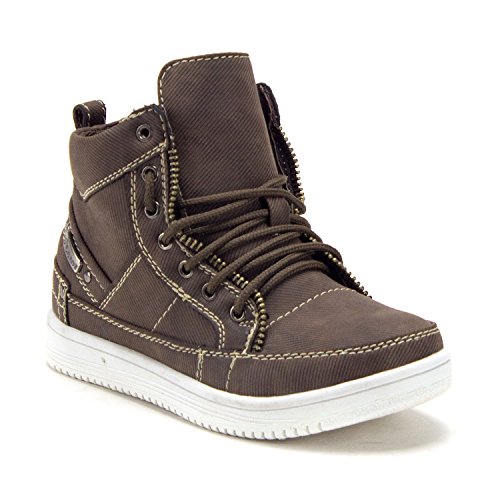 Little Boys Toddler High Top Chukka Boots Round Toe Casual School Sneakers Shoes