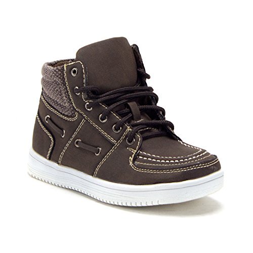 Little Boys Toddler High Top Chukka Boots Round Toe Casual School Sneakers Shoes