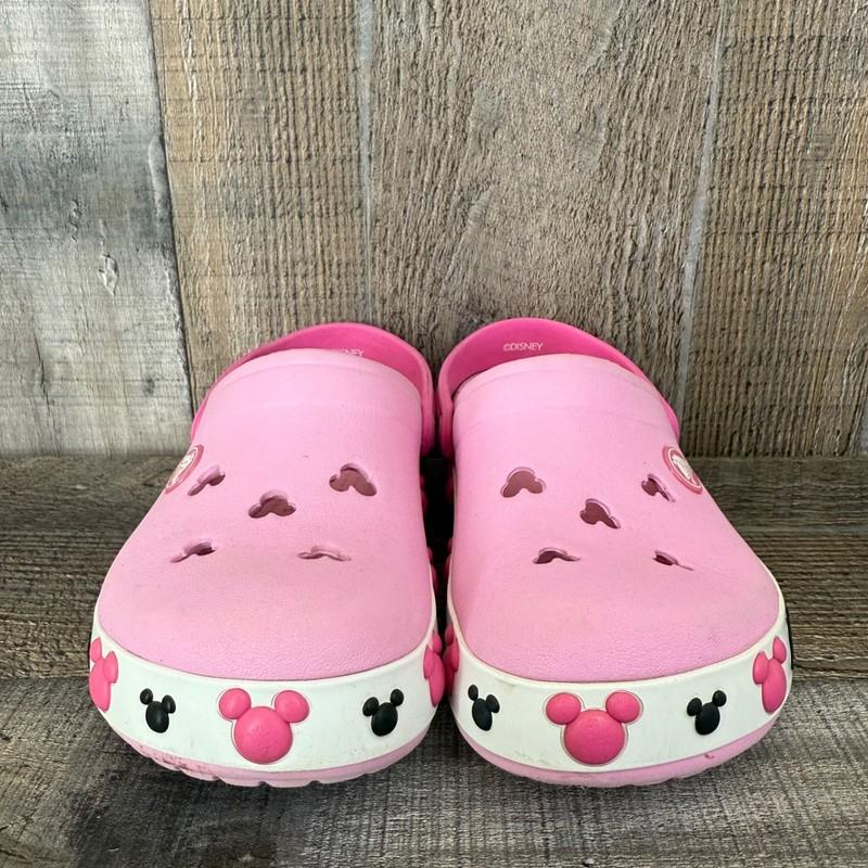 Little Kids Girls Crocs Crocband Mickey IV Pink Casual Clogs Shoes Size 12 C