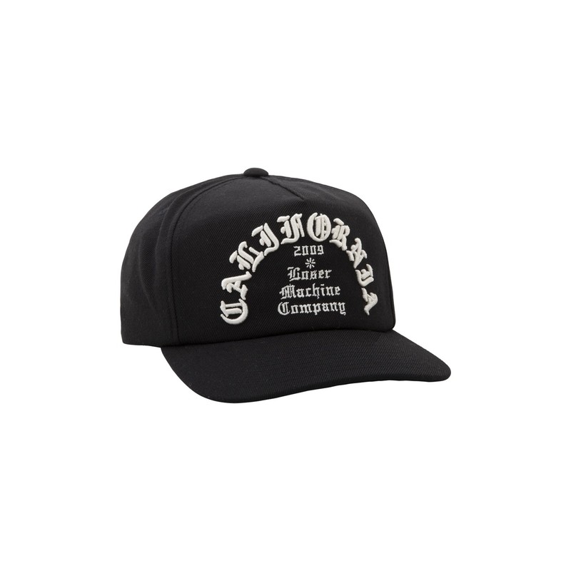 Loser Machine Men's Fanatic Snapback Hat Black Hats