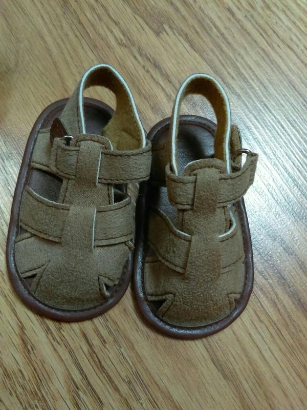 Lot Of 3 Pairs Boy's Summer Baby Walking Sandals Size 6-9 Months
