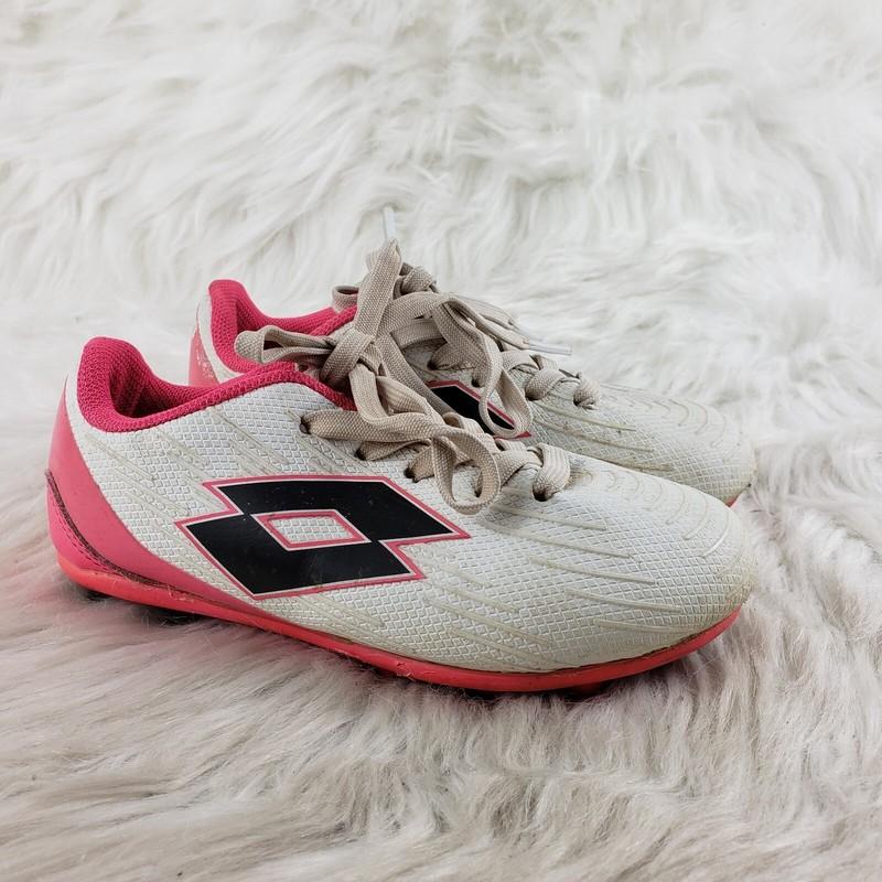 LOTTO Neopolitan White Pink Soccer Cleats Toddler Size 10W