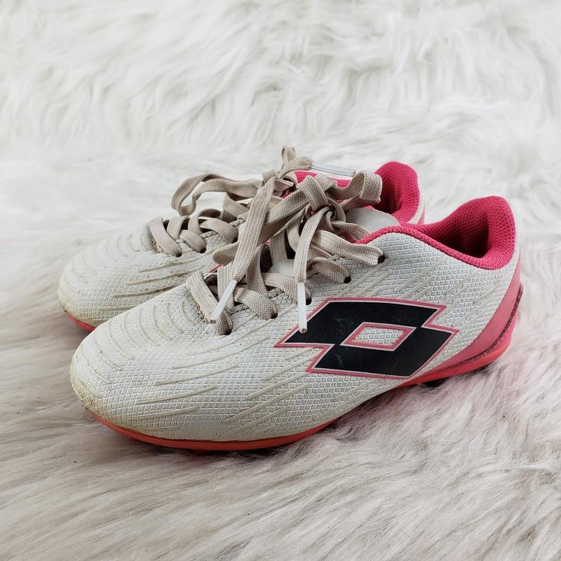 LOTTO Neopolitan White Pink Soccer Cleats Toddler Size 10W